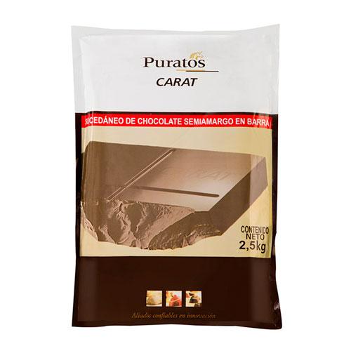 Levapan Ecuador Carat Sucedáneo de Chocolate Semiamargo en Barra