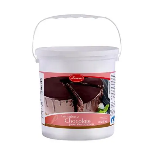 Gel sabor a chocolate